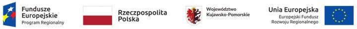 Logotypy Unijne: Fundusze Europejskie, Rzeczpospolita Polska, Województwo Kujawsko-Pomorskie, Unia Europejska
